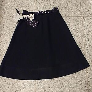 Vintage 60s Jan Celeste Pinup A-line Black Skirt